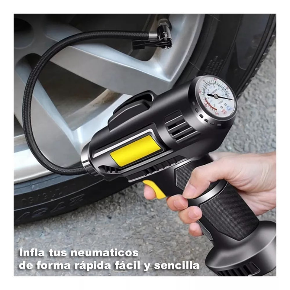 Digital Air Compressor | Portable Car & Bike Tyre Inflator