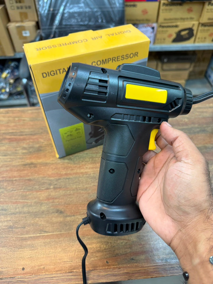 Digital Air Compressor | Portable Car & Bike Tyre Inflator