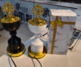 Premium Bakhoor Burner | Elegant Decorative Incense Burner with Gift Box