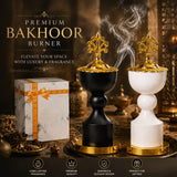Premium Bakhoor Burner | Elegant Decorative Incense Burner with Gift Box