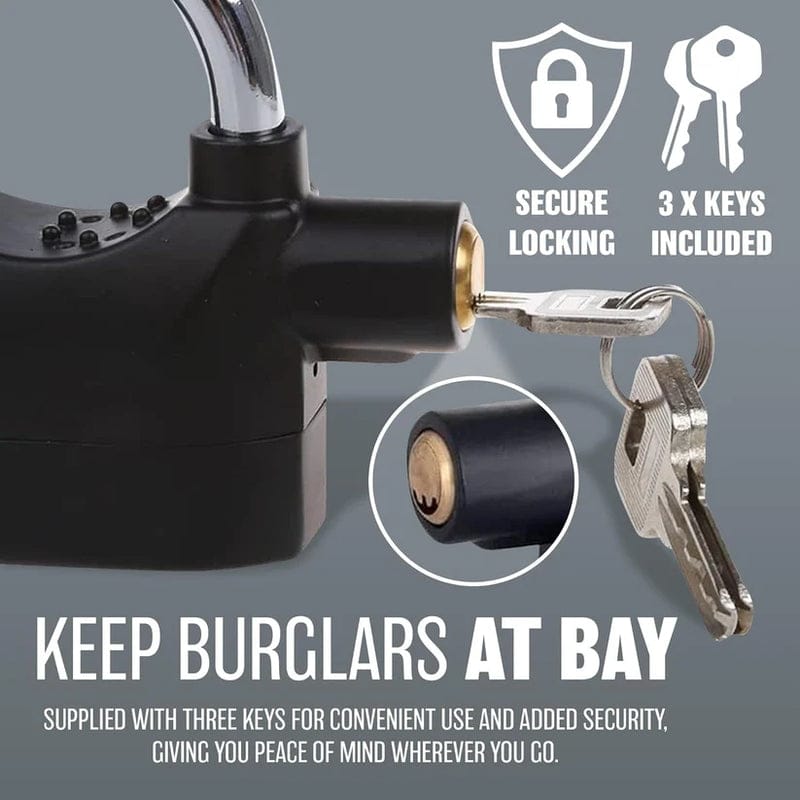 Anti-Theft Alarm Lock Big Size | Heavy Duty Security Alarm Lock