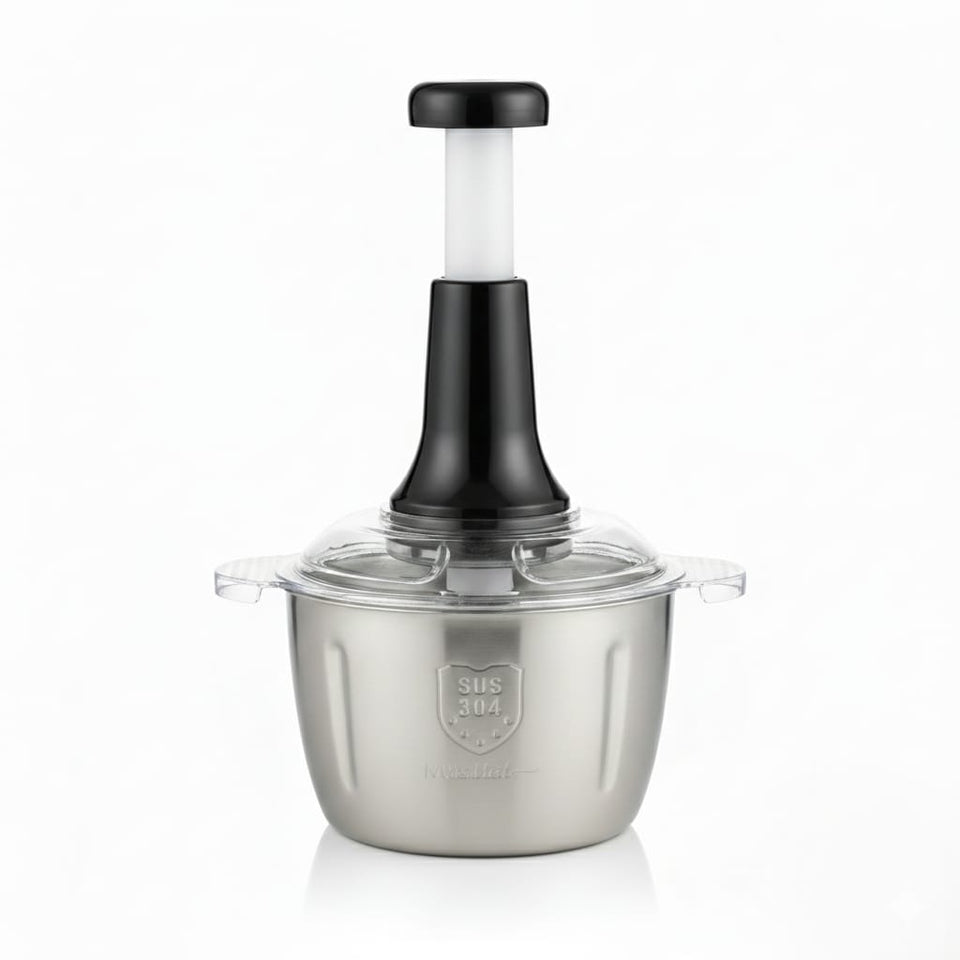 Stainless Steel 2 Liter Push Chopper | High Quality Manual Food Chopper