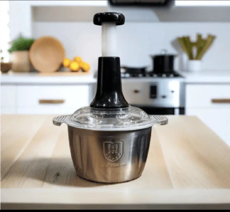 Stainless Steel 2 Liter Push Chopper | High Quality Manual Food Chopper