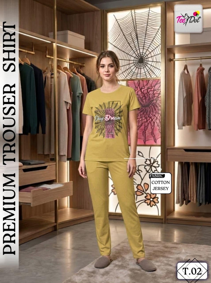 Premium Soft Cotton Trouser Shirt Set | 6 Stylish Designs