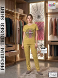 Premium Soft Cotton Trouser Shirt Set | 6 Stylish Designs