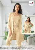 Premium 3-Piece Trouser Shirt Set | Soft Malai Cotton