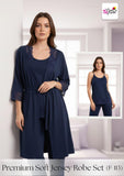 Premium 3-Piece Trouser Shirt Set | Soft Malai Cotton