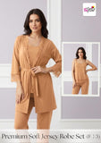 Premium 3-Piece Trouser Shirt Set | Soft Malai Cotton