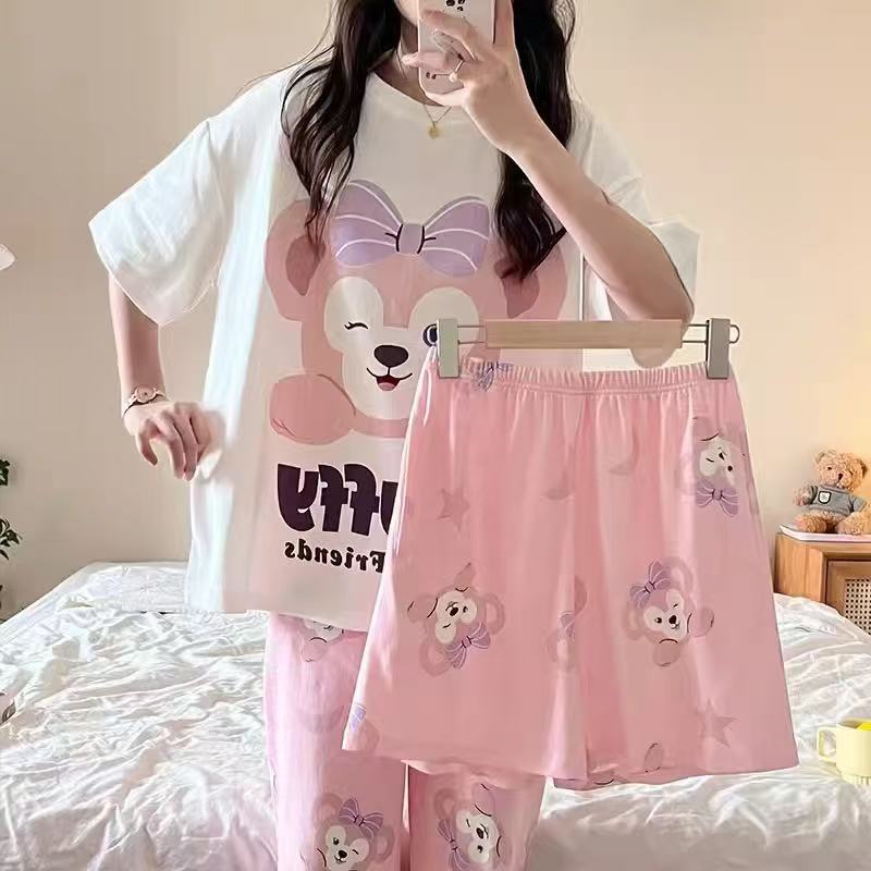 Premium 3-Piece Nightwear Set | Imported Malai Cotton Night Suit