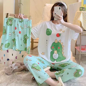 Premium 3-Piece Nightwear Set | Imported Malai Cotton Night Suit