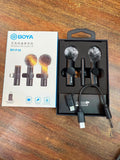 BOYA BY-F10 2.4GHz Wireless Lavalier Microphone – USB-C & iPhone