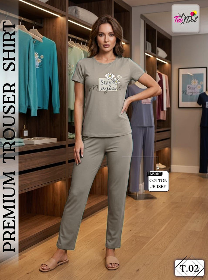 Premium Soft Cotton Trouser Shirt Set | 6 Stylish Designs