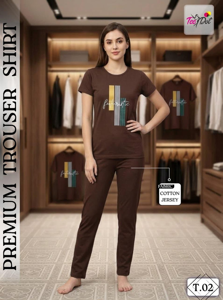 Premium Soft Cotton Trouser Shirt Set | 6 Stylish Designs