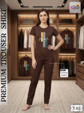 Premium Soft Cotton Trouser Shirt Set | 6 Stylish Designs