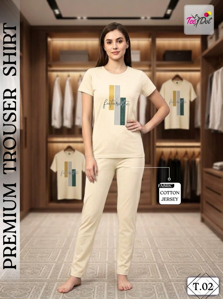 Premium Soft Cotton Trouser Shirt Set | 6 Stylish Designs