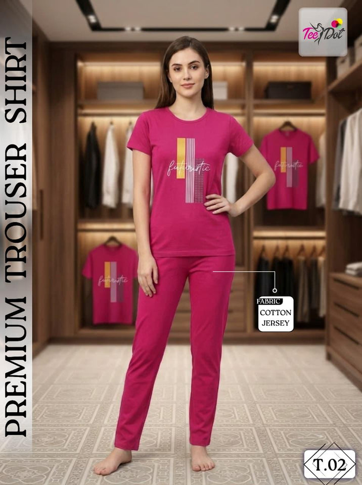 Premium Soft Cotton Trouser Shirt Set | 6 Stylish Designs