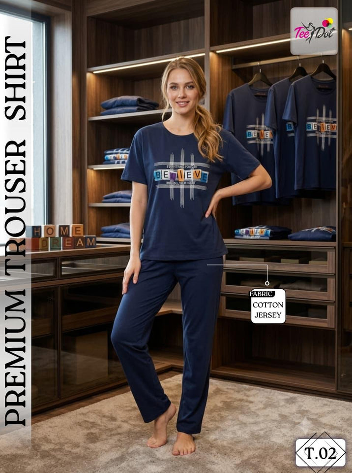 Premium Soft Cotton Trouser Shirt Set | 6 Stylish Designs