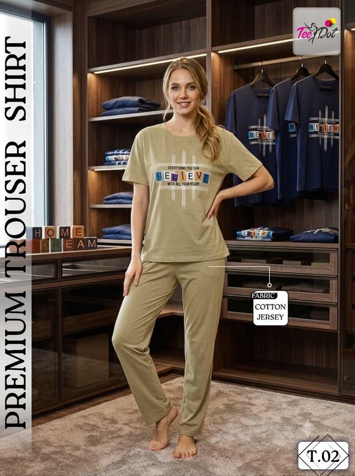 Premium Soft Cotton Trouser Shirt Set | 6 Stylish Designs