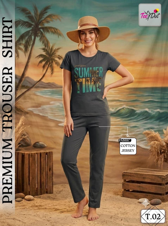 Premium Soft Cotton Trouser Shirt Set | 6 Stylish Designs