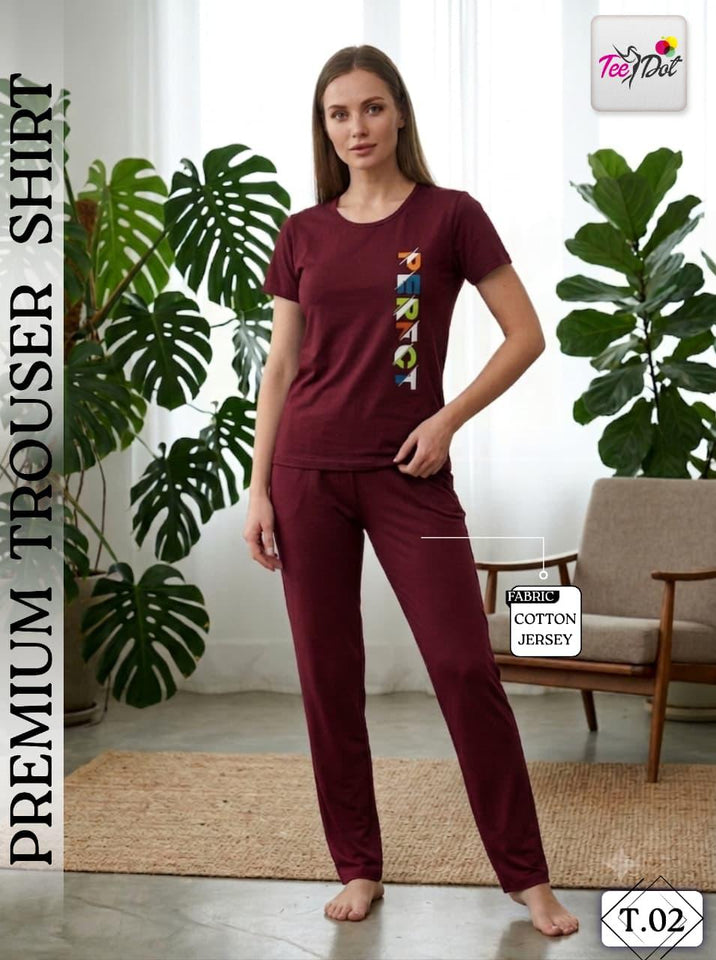 Premium Soft Cotton Trouser Shirt Set | 6 Stylish Designs