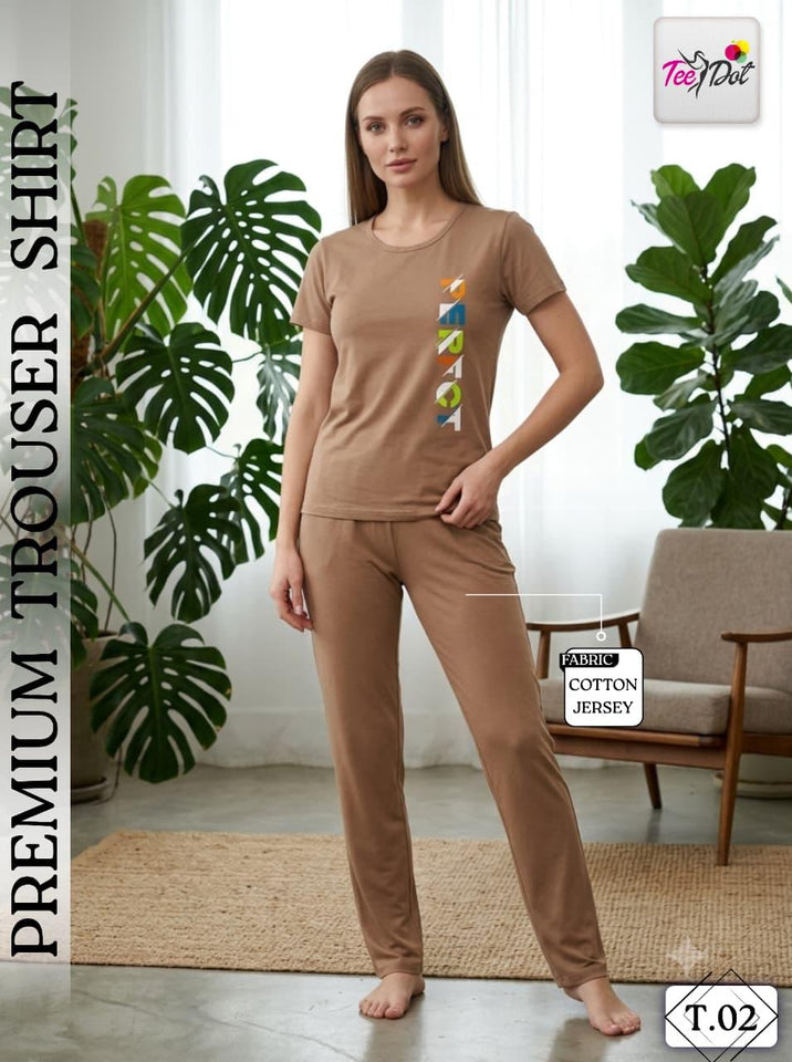Premium Soft Cotton Trouser Shirt Set | 6 Stylish Designs