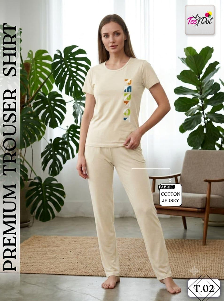 Premium Soft Cotton Trouser Shirt Set | 6 Stylish Designs