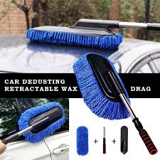 Extendable Car Washing Mop | Soft Microfiber Car Cleaning Brush with Long Handle