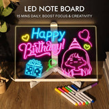 Acrylic LED Writing Message Board with 7 Colors
