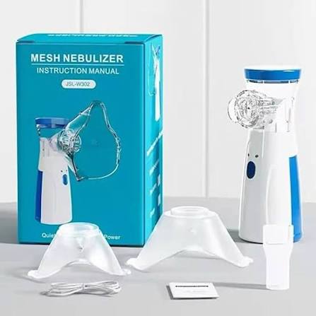 Portable Mesh Nebulizer Machine for Adults & Kids
