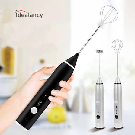 Rechargeable Coffee Beater & Egg Beater – Portable Electric Milk Frother