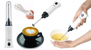 Rechargeable Coffee Beater & Egg Beater – Portable Electric Milk Frother