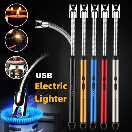 USB ARC Rechargeable Keychain Lighter | Windproof Flameless Electric Lighter with Gift Card Packing